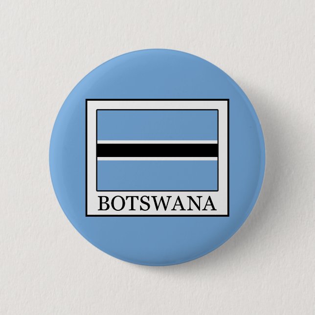 Badge Rond 5 Cm Botswana (Devant)