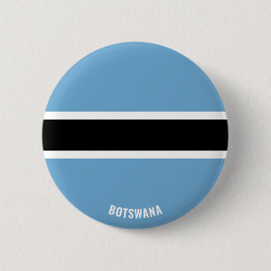 Badge Rond 5 Cm Botswana Drapeau mignon Patriotique