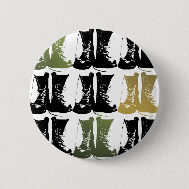 Badge Rond 5 Cm Bottes au sol (Devant)