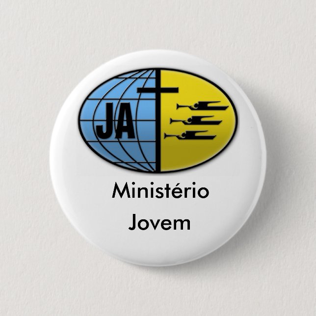Badge Rond 5 Cm Botton Ministère Jeune (Devant)