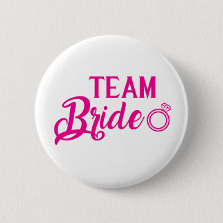 Badge Rond 5 Cm Botton Team Bride