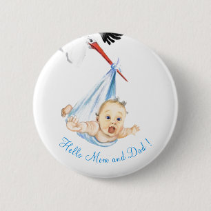 Badge Rond 5 Cm Bouche Portant bébé - Dessin de dessin de dessin -