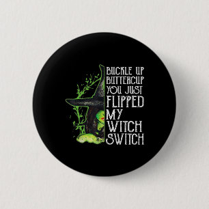 Badge Rond 5 Cm Boucle De Sorcière En Bouteille, Tu Viens De Flipp