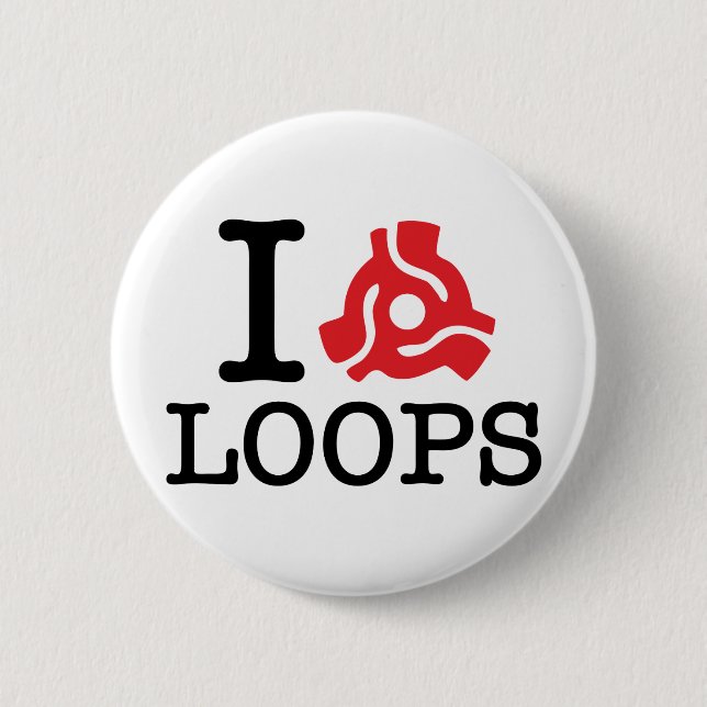 Badge Rond 5 Cm Boucles d'adaptateur I 45 (Devant)