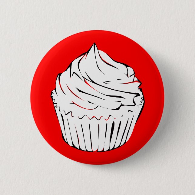 Badge Rond 5 Cm boucles de cupcakes (Devant)