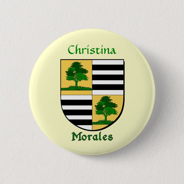 Badge Rond 5 Cm Bouclier historique Morales personnalisées (Devant)