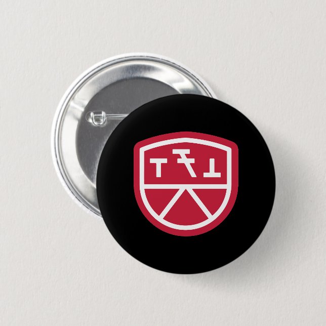 Badge Rond 5 Cm Bouclier Phi Sigma Kappa (Devant & derrière)