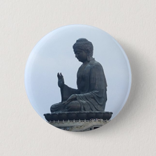 Badge Rond 5 Cm Bouddha (Devant)