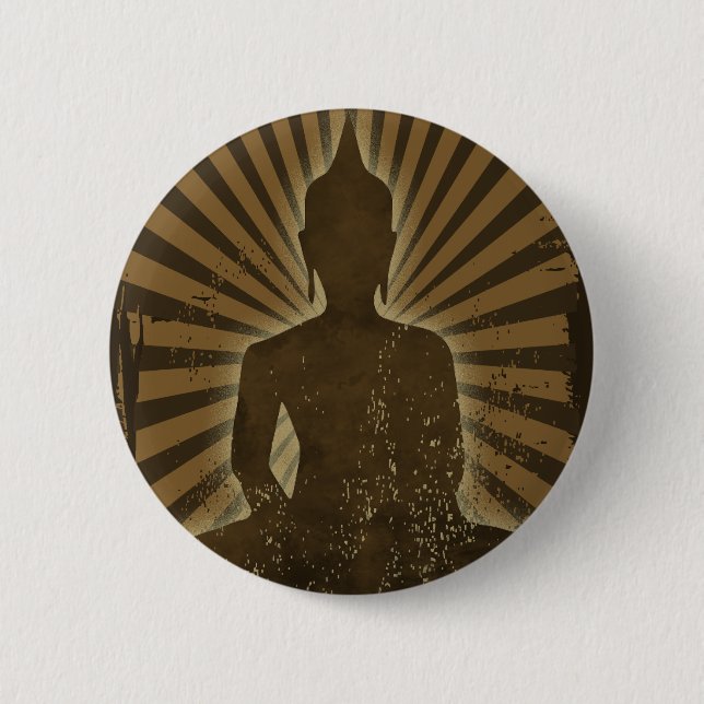 Badge Rond 5 Cm Bouddha (Devant)