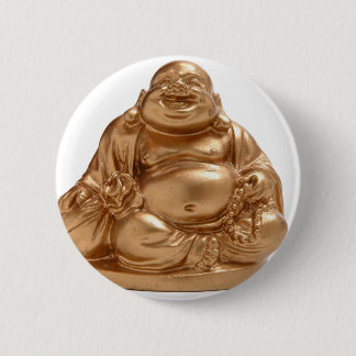 Badge Rond 5 Cm Bouddha heureux