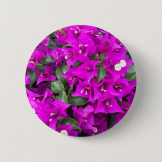 Badge Rond 5 Cm Bougainvilliers violets vifs