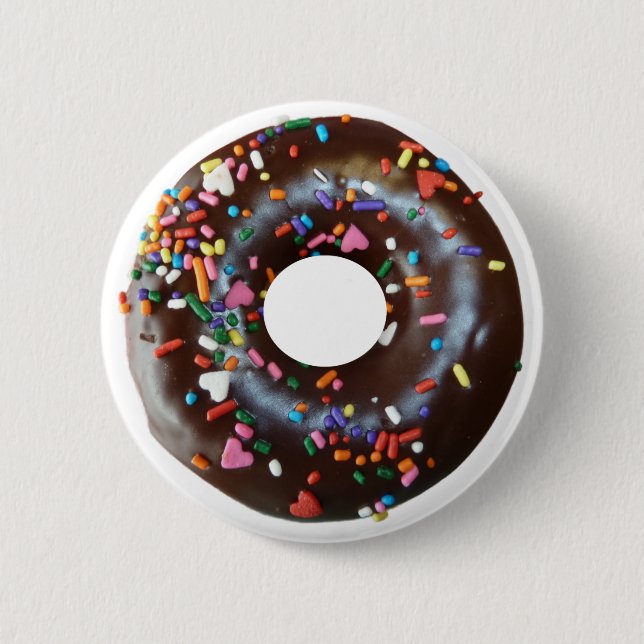 Badge Rond 5 Cm Bouillie de chocolat glacé (Devant)