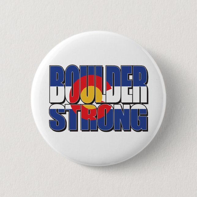 Badge Rond 5 Cm Boulder-Strong (Devant)