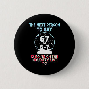 Badge Rond 5 Cm Boule à neige givré 67 Avertissement Typographie d