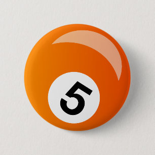 Badge Rond 5 Cm boule de billard