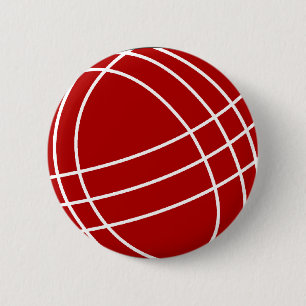 Badge Rond 5 Cm Boule de Bocce
