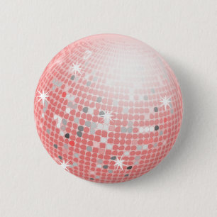 Badge Rond 5 Cm Boule de disco