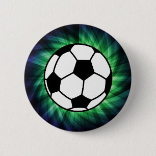 Badge Rond 5 Cm Boule de football