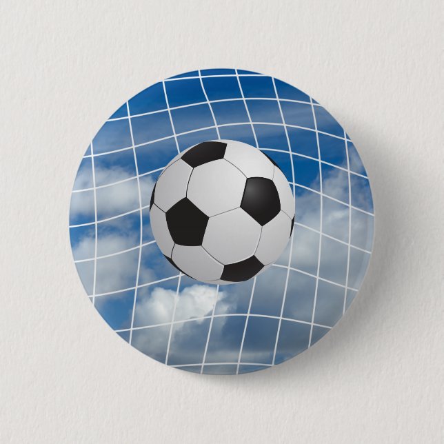 Badge Rond 5 Cm Boule de football (Devant)