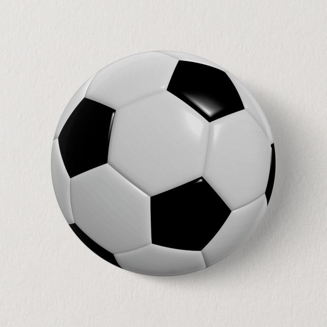 Badge Rond 5 Cm Boule de football (Devant)