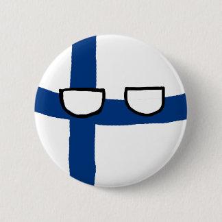 Badge Rond 5 Cm Boule de la Finlande