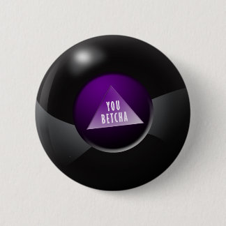 Badge Rond 5 Cm Boule de la magie 8 de Sarah Palin