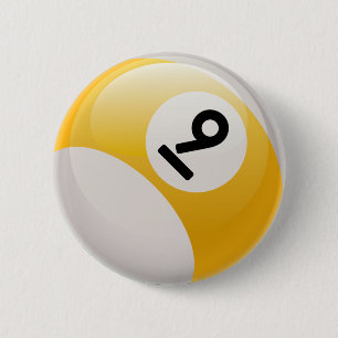 BADGE ROND 5 CM BOULE NEUF