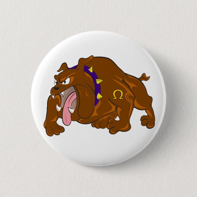 Badge Rond 5 Cm Bouledogue (Devant)