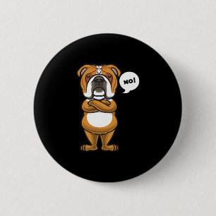 Badge Rond 5 Cm Bouledogue anglais