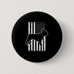 Badge Rond 5 Cm Bouledogue français