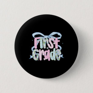 Badge Rond 5 Cm Bouquet floral pour le premier jour de première an