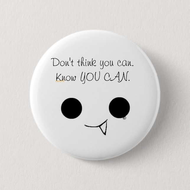 Badge Rond 5 Cm Bourgeon de bouton (Devant)