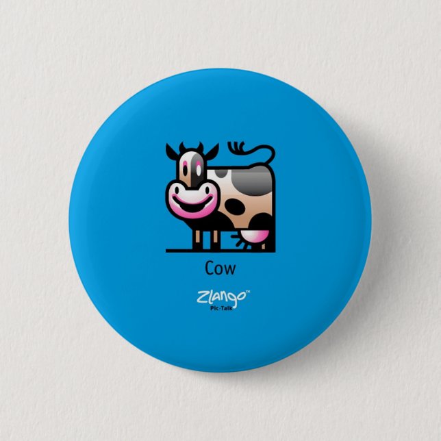 Badge Rond 5 Cm Bouton (Devant)