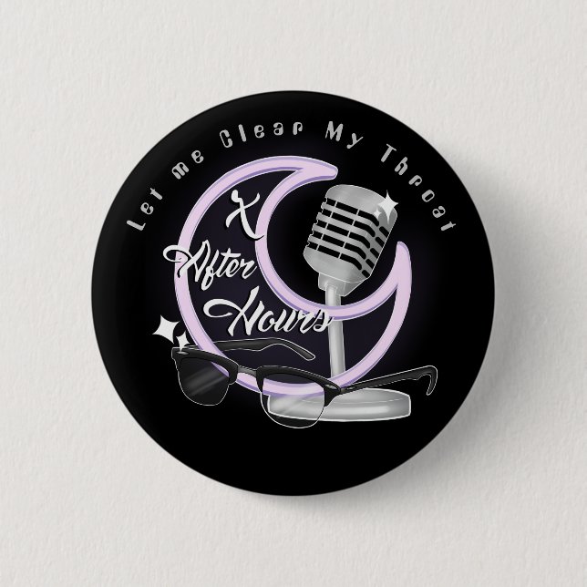 Badge Rond 5 Cm Bouton (Devant)