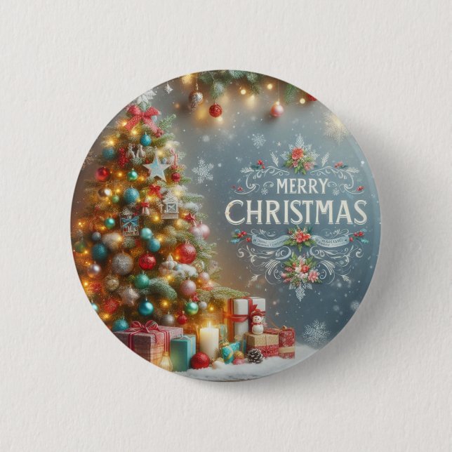 Badge Rond 5 Cm Bouton (Devant)