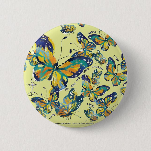 Badge Rond 5 Cm Bouton (Devant)