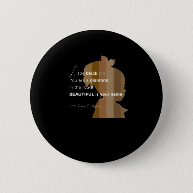 Badge Rond 5 Cm Bouton (Devant)