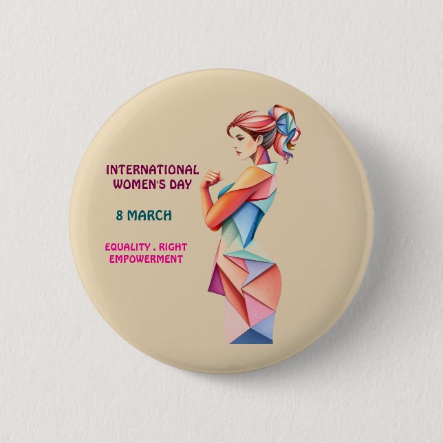 Badge Rond 5 Cm Bouton (Devant)