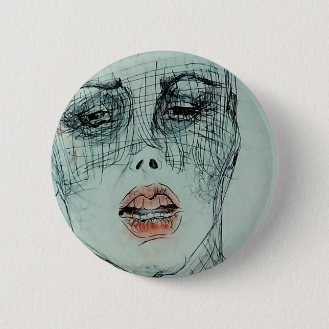 Badge Rond 5 Cm Bouton (Devant)