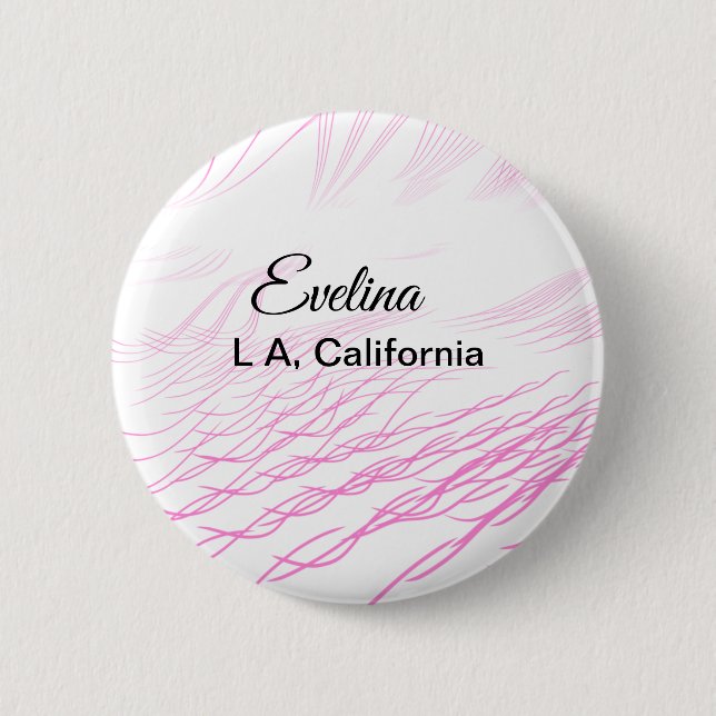 Badge Rond 5 Cm Bouton (Devant)