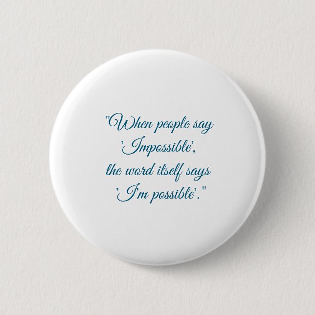 Badge Rond 5 Cm Bouton (Devant)