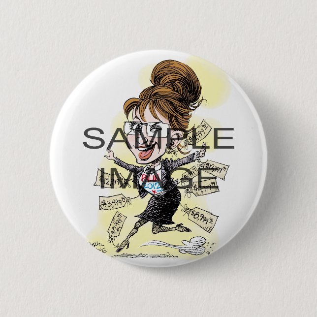 Badge Rond 5 Cm Bouton (Devant)