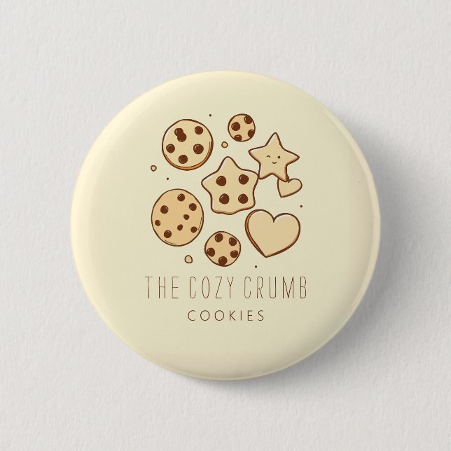 Badge Rond 5 Cm Bouton (Devant)