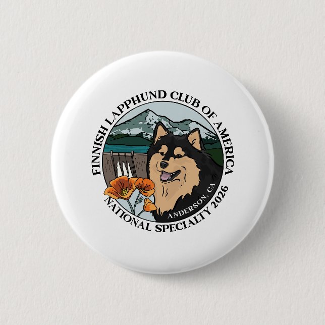 Badge Rond 5 Cm Bouton (Devant)