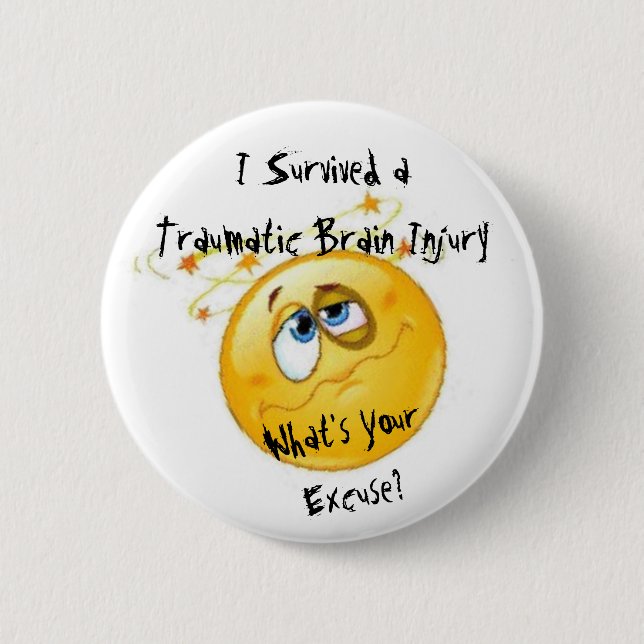 Badge Rond 5 Cm Bouton (Devant)