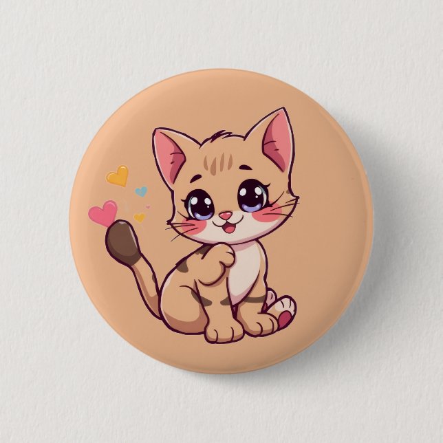 Badge Rond 5 Cm bouton (Devant)