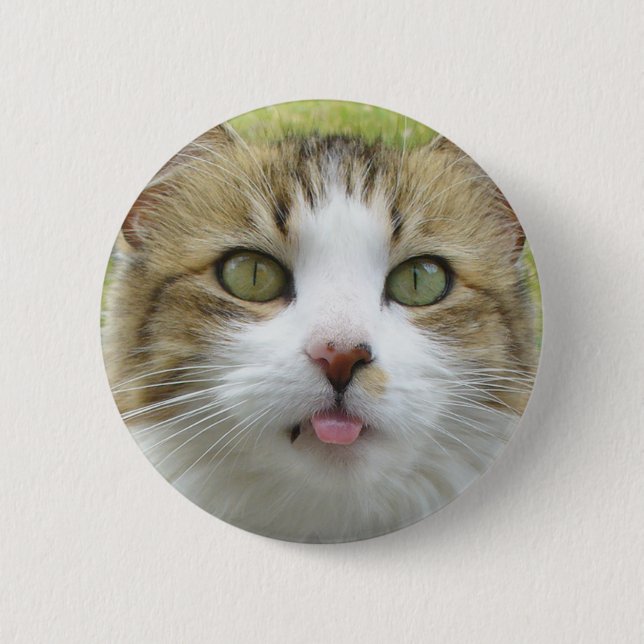 Badge Rond 5 Cm Bouton 003 de lis (Devant)