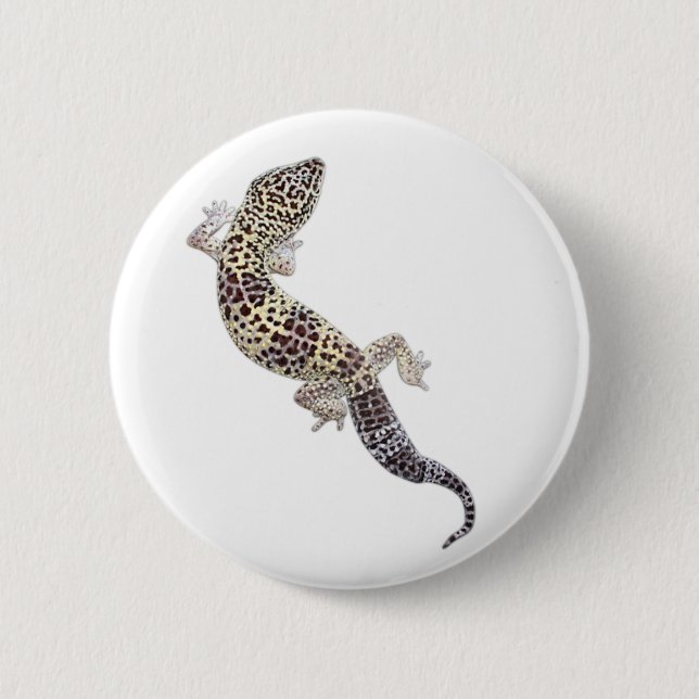 Badge Rond 5 Cm Bouton 01 de Gecko (Devant)