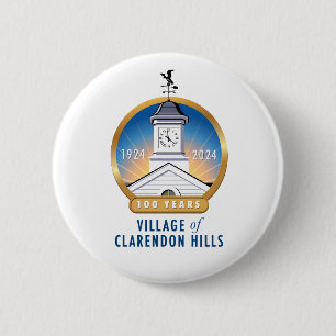 Badge Rond 5 Cm Bouton 100 ans