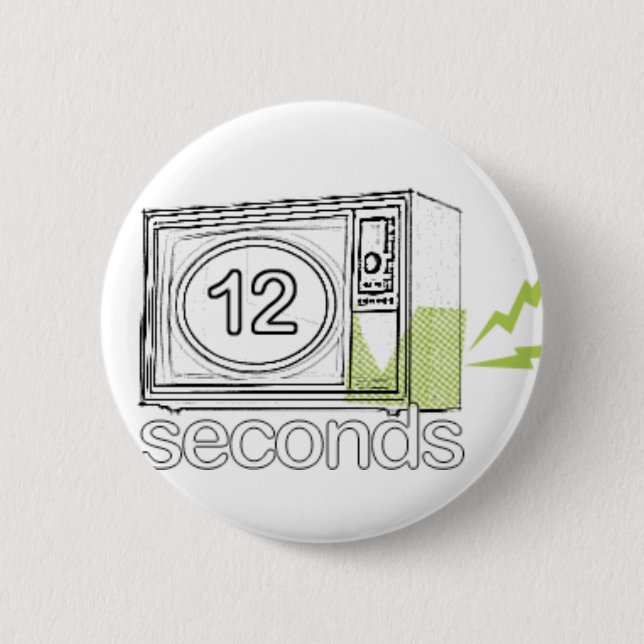 Badge Rond 5 Cm bouton 12seconds.tv (Devant)
